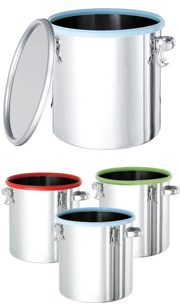 【CTH-DRE/-DBL/-DGR】カラーガスケット付密閉容器