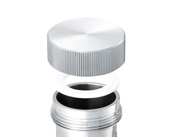 PSSのローレットキャップとPTFEガスケットの構成・ディテール