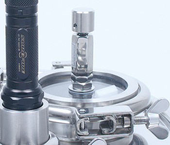 SG-W ワイパー付サイトグラスのヘルール取付使用例