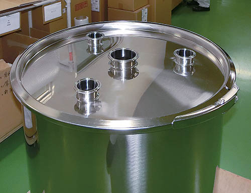 流入管付スロープ容器 2