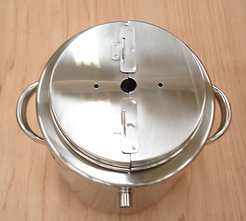 攪拌用半割蓋付ジャケット容器 2