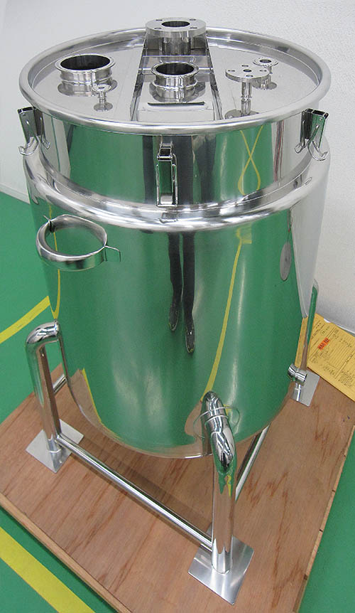 攪拌機蓋フランジ接続型ジャケット容器 1