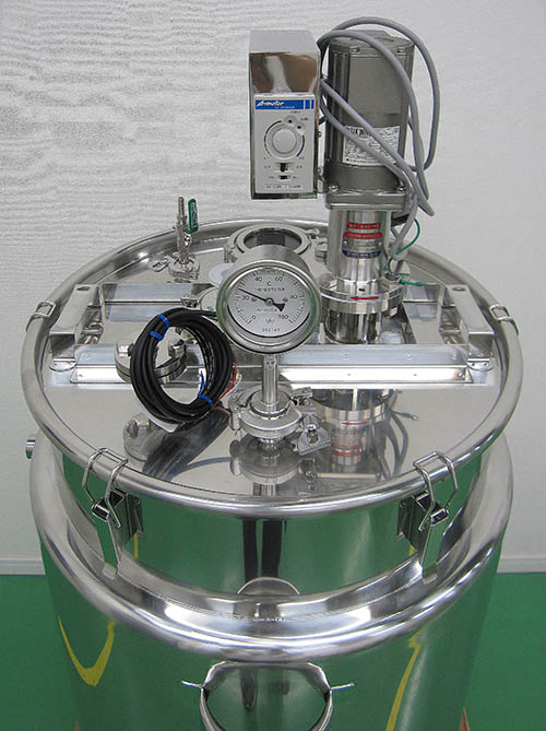 攪拌機蓋フランジ接続型ジャケット容器 2
