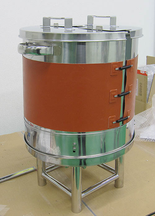 シリコンラバーヒーター付攪拌容器 2