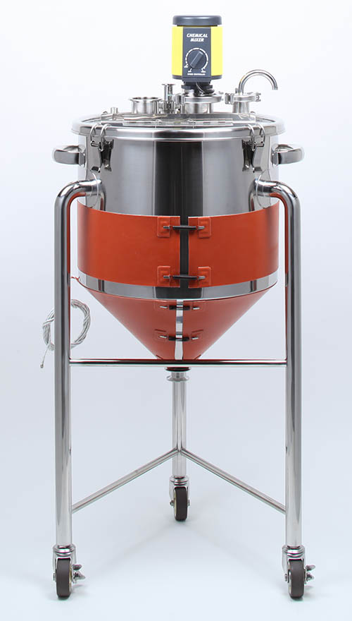 シリコンラバーヒーター付ホッパー攪拌容器 2
