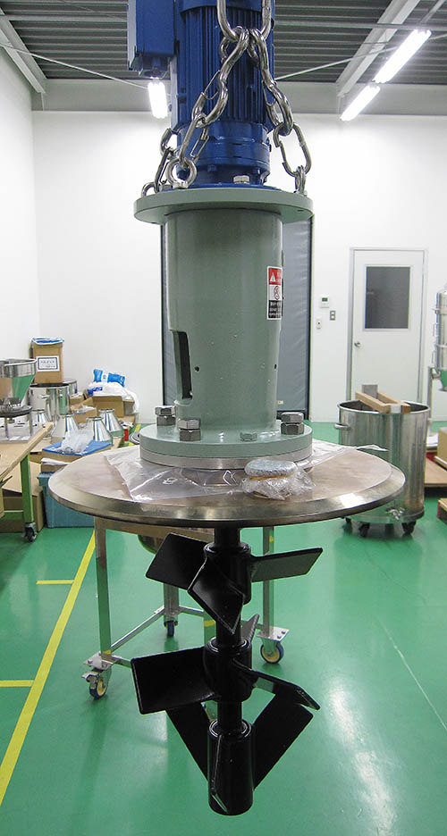 高粘度攪拌ジャケット型加圧容器 3