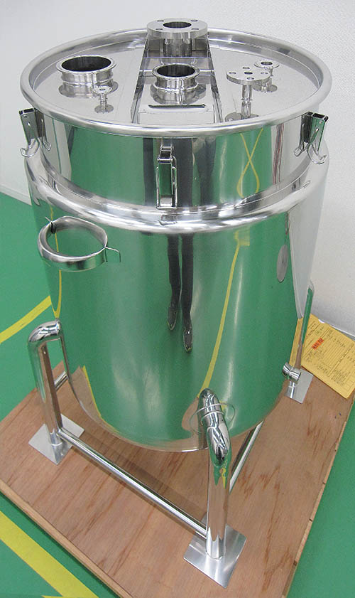 温調攪拌ジャケット型鏡板容器 4
