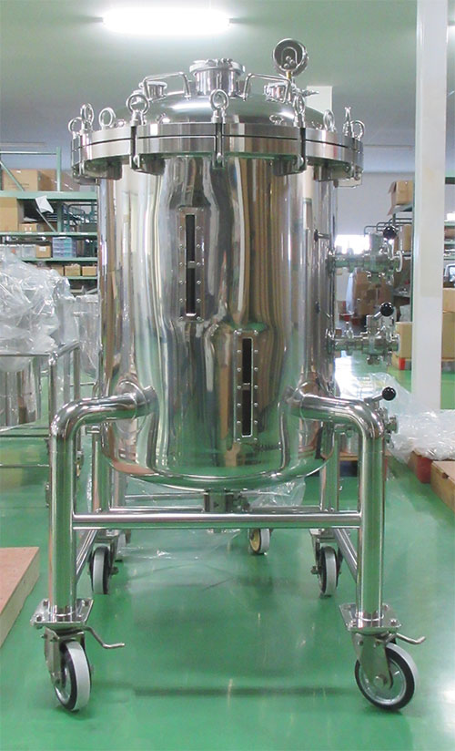 加圧容器 PVOL-B-60-200(S) 圧力計搭載例外観