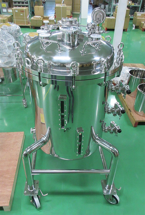 PVOL-B-60-200(S) 加圧容器 全体外観 カスタム仕様