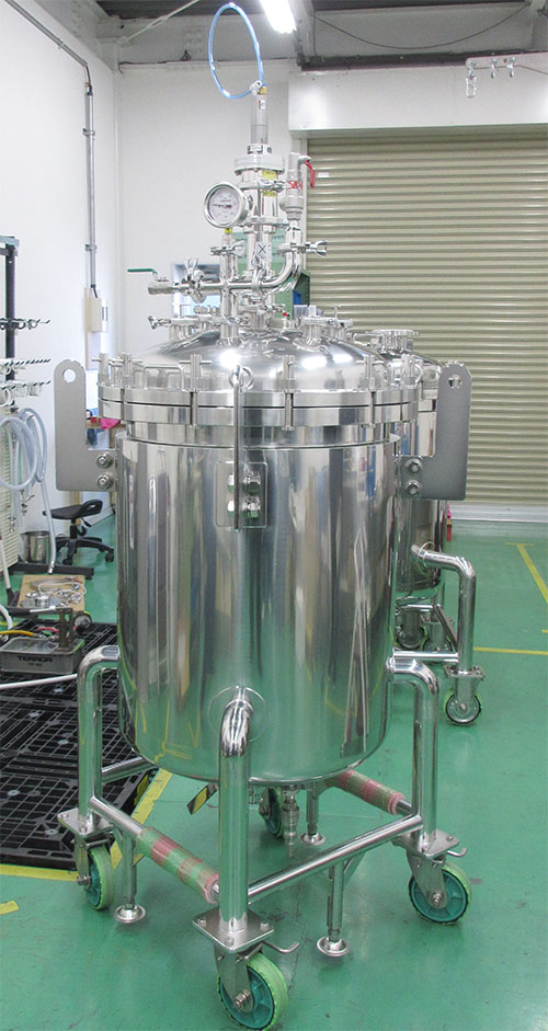 PVOL-60-200(S) 加圧容器 Tナット・ボルト固定 外観